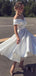 Elegant White Off Shoulder Ball Gown Popular Cheap Short Homecoming Dresses, EPT316