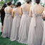 Elegant Sweetheart One Shoulder A-Line Sleeveless Wedding Guest Bridesmaid Dresses,WGM405