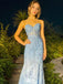 Gorgeous Sweetheart Strapless Mermaid Long Prom Dress Ideas, Evening Party Dresses,WGP1400