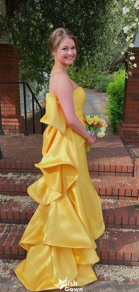 Gorgeous Sweetheart Strapless Mermaid Long Prom Dress Ideas, Evening Party Dresses,WGP1140