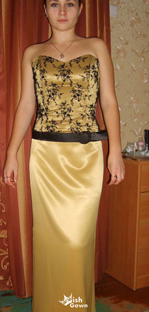 Sexy Strapless Sheath Long Prom Dress Ideas, Evening Party Dresses,WGP1789