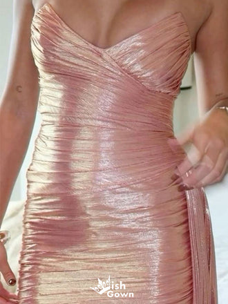 Sexy Strapless Sheath Short Mini Homecoming Dress,EPT638