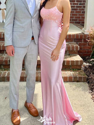 Gorgeous Spaghetii Strap Mermaid Long Prom Dress Ideas, Evening Party Dresses,WGP1820