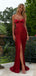 Unique Red Evening Gown Sexy Strapless Sweetheart Neck Floor-Length Dress,WGP2175