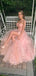 Sparkly Pink Sweetheart A-Line Long Prom Dress Ideas, Evening Party Dresses,WGP1835