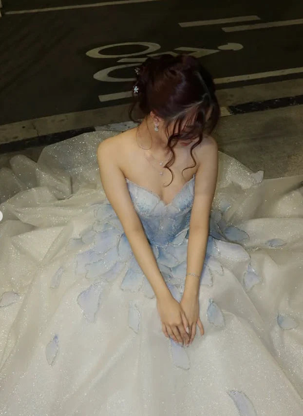 Unique Sweetheart A-Line Long Prom Dress Ideas, Evening Party Dresses,WGP1913