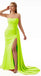 Gorgeous Strapless Mermaid Side Slit Long Party Dress Prom Dresses,WGP992