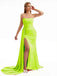 Gorgeous Strapless Mermaid Side Slit Long Party Dress Prom Dresses,WGP992