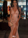 Charming Pink Spaghetti Strap Mermaid Long Prom Dress Ideas, Evening Party Dresses, WGP2004