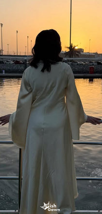 Elegant Long Sleeves A-line Long Prom Dress Ideas, Evening Party Dresses,WGP1410