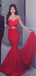 Sexy Red Sweetheart Mermaid Long Prom Dress Ideas, Evening Party Dresses,WGP1802