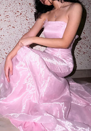 Unique Pink Sweetheart Mermaid Long Prom Dress Ideas, Evening Party Dresses,WGP1791