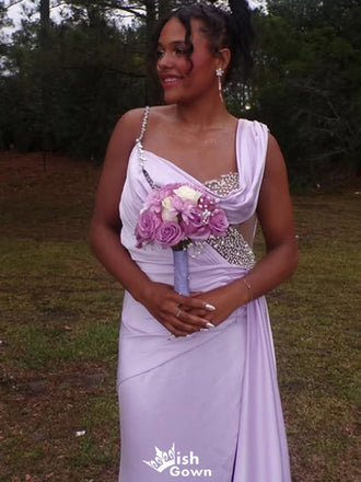 Gorgeous Spaghetti Strap Unique Mermaid Long Prom Dress Ideas, Evening Party Dresses,WGP1510