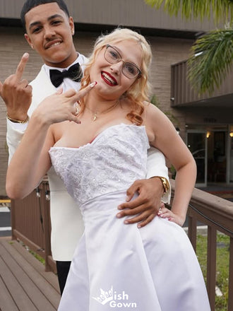 Gorgeous Strapless Sweetheart A-line Long Prom Dress Ideas, Evening Party Dresses,WGP1511