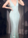 Elegant V-Neck Mermaid Long Prom Dress Ideas, Evening Party Dresses,WGP1894