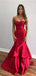 Gorgeous Red Sweetheart Mermaid Long Prom Dress Ideas, Evening Party Dresses,WGP1793