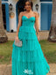 Sexy Green Sweetheart A-Line Long Sleeveless Long Party Prom Dresses,Evening Dress Online, WGP722