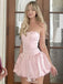 Elegant Pink Strapless Ball Gown &nbsp;Popular Cheap Short Homecoming Dresses, EPT255