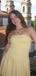 Elegant Yellow Strapless Tight&nbsp;Popular Cheap Short Homecoming Dresses, EPT267