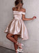 Elegant Pink Off Shoulder Ball Gown&nbsp;Popular Cheap Short Homecoming Dresses, EPT271