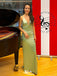 Elegant Green Mermaid V-Neck Long Sleeveless Long Party Prom Dresses,Evening Dress Online, WGP744