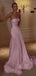 Elegant Pink Square Mermaid Long Prom Dress Ideas, Evening Party Dresses,WGP1943