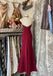 Elegant Red Spaghetti Strap Mermaid Long Prom Dress Ideas, Evening Party Dresses,WGP1669