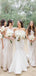 Simple White One Shoulder Mermaid Sleeveless Wedding Guest Bridesmaid Dresses,WGM385