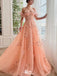 Gorgeous A-Line Off Shoulder Appliques Long Formal Prom Dresses,Evening Gowns,WGP338