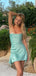 Sexy Blue Strapless Tight Popular Cheap Short Homecoming Dresses, EPT294