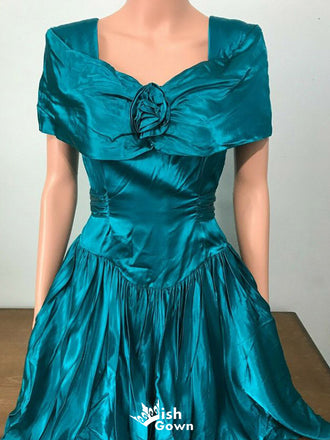 Vintage Off-shoulder A-line Short Mini Homecoming Dress,EPT586