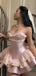 Elegant Pink Sweetheart A-Line Short Homecoming Dresses For Birthday Party, EPT708