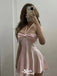 Unique Pink Sweetheart A-Line Short Homecoming Dresses For Birthday Party, EPT709