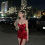 Sexy Red Sweetheart Mermaid Short Homecoming Dresses For Birthday Party, EPT680
