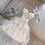 Elegant White Spaghetti Strap High Low Sleeveless Homecoming Dresses For Birthday Party, EPT697