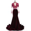 Elegant Long Sleeves Mermaid Sexy Cheap Long Evening Prom Dresses, WG1017 - Wish Gown