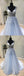 Light Blue V Neck Applique Tulle Inexpensive Long Prom Dresses, WG1045