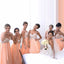 Beatiful Junior Young Girls Halter Sweet Heart Chiffon Inexpensive Long Bridesmaid Dresses for Wedding Party, WG146