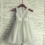 Light Grey Sequin Tulle Pretty Flower Girl Dresses, Weding Little Girl Dresses, FGS018