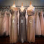Charming Popular Sequin Mismatched Long Wedding Bridesmaid Dresses, WG327 - Wish Gown
