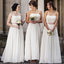 Charming Iovry Straight Neckline Formal Cheap Long Bridesmaid Dresses, WG375