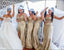 Sequin Mismatched Long Split Wedding Bridesmaid Dresses, WG381