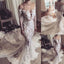 Charming Sexy Tulle Applique long sleeves Mermaid Long Wedding Dresses, WG662
