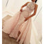Unique Lace Halter Gorgeous Evening Long Prom Dresses, WG767