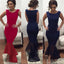 Newest Sexy Mermaid Red Cheap Charming Royal Blue Evening Long Prom Dress, PD0058