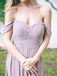 Charming Off Shoulder Sweetheart Chiffon Long Bridesmaid Dresses, WGM108
