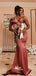 Mismatched Off Shoulder Pleats Squins Sweetheart Mermaid Soft Satin Long Bridesmaid Dresses, WGM117