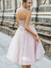 Sweetheart Tulle A-line Lace-Up Knee-Length Prom Party Homecoming Dress, WGP021