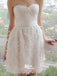 Popular Sweetheart Strapless Chiffon Petal Short Graduation Homecoming Dress, WGP032