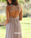 Elegant Halter Lace Chiffon Floor-length Bridesmaid Dresses, YPS151